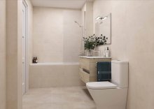 #Roca: obklady a dlažby #Couvet #Obklady a dlažby #beton #Moderní styl #krémová #Extra velký formát #700 - 1000 Kč/m2 #new #Matný obklad #Koupelna 