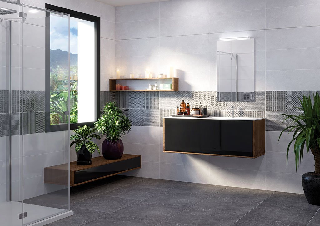 #Ceramiche Paul #Pietra di Luna #Obklady a dlažby #Koupelna #Moderní styl #šedá #Matný obklad #Velký formát #500 - 700 Kč/m2 #new #beton 