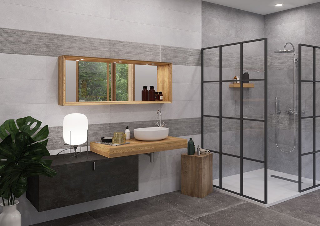 #Ceramiche Paul #Pietra di Luna #Obklady a dlažby #Koupelna #Moderní styl #šedá #Matný obklad #Velký formát #500 - 700 Kč/m2 #new #beton 