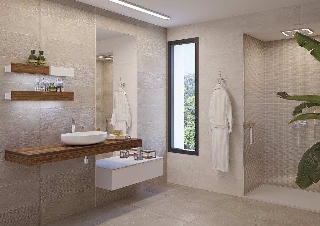 #Ceramiche Paul #Pietra di Luna #Obklady a dlažby #Koupelna #inserta #Moderní styl #Matný obklad #Velký formát #500 - 700 Kč/m2 #new #béžová #beton 