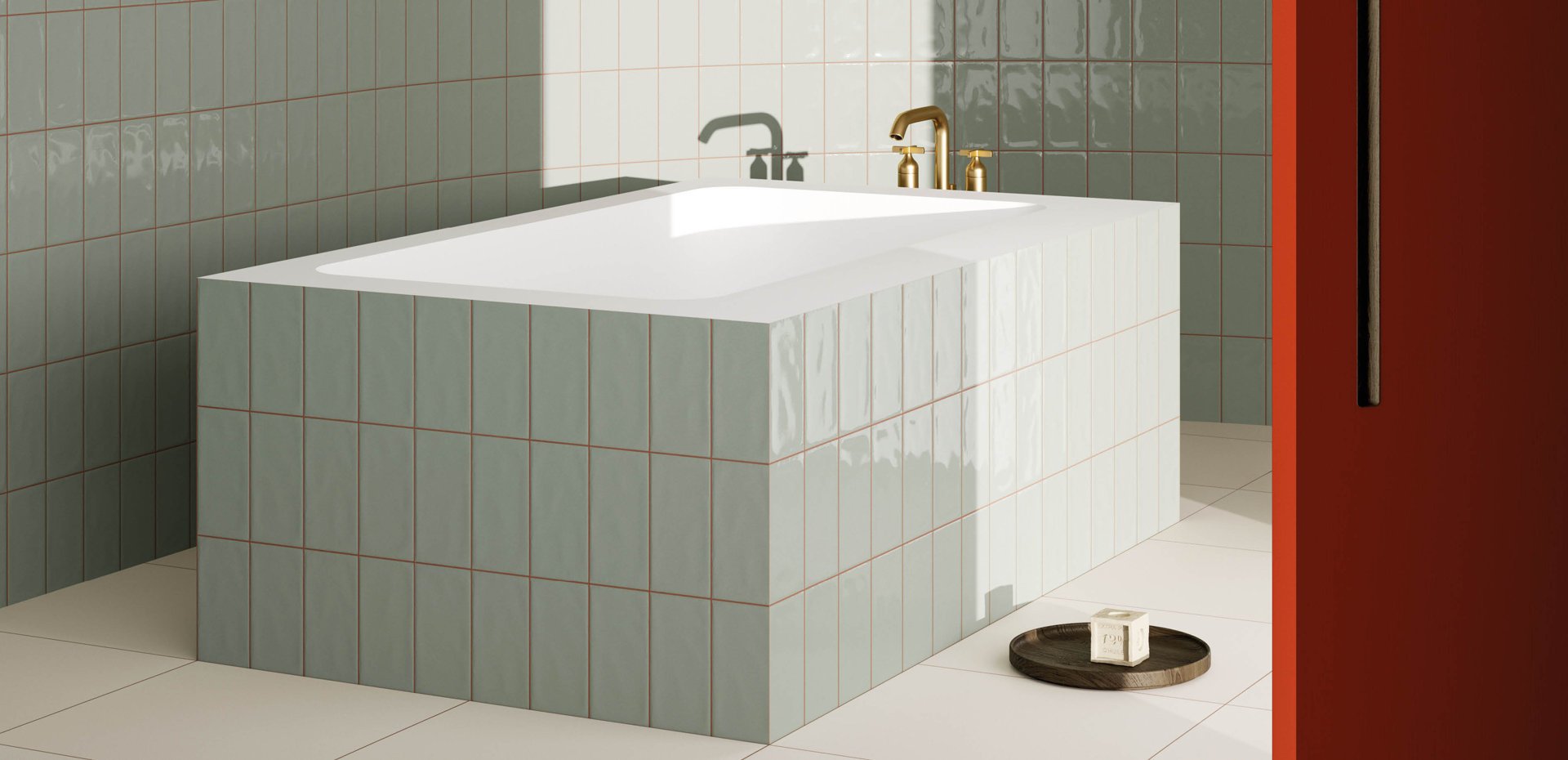 #Ceramica Vogue #obklady Materia matné #Obklady a dlažby #Koupelna #Minimalistický styl #bílá #Matný obklad #Malý formát #1000 - 1500 Kč/m2 #new