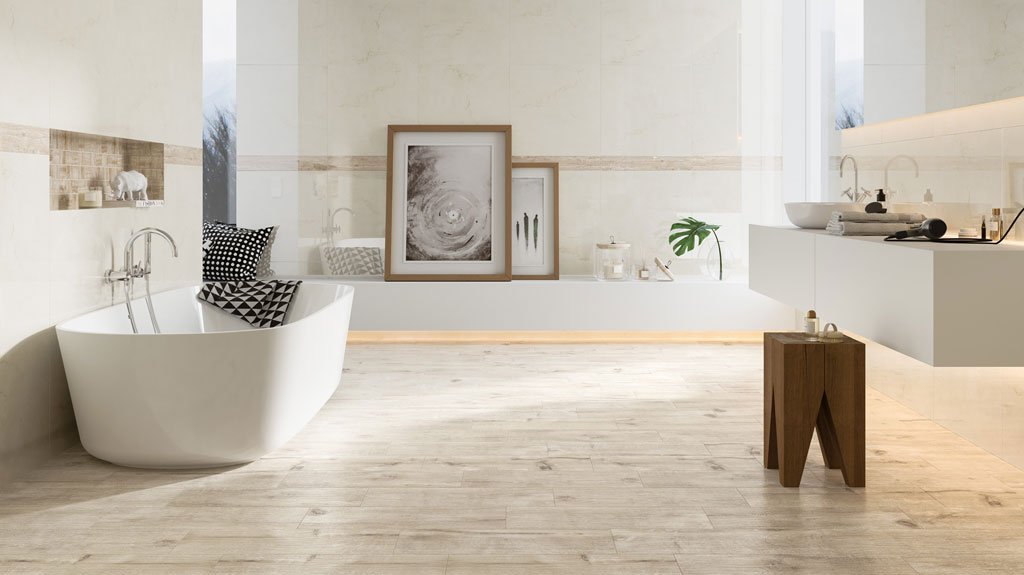 #Ceramika Gres #Ashwood #Obklady a dlažby #Koupelna #dřevo #Moderní styl #Naturální styl #krémová #Matná dlažba #Střední formát #350 - 500 Kč/m2 #new 