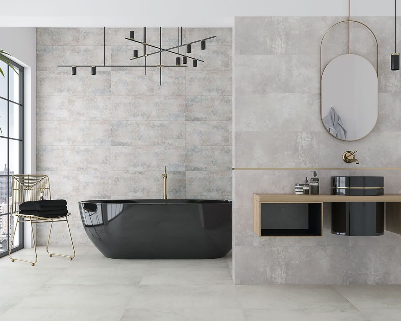 #Ceramika Paradyz #Industrial Chic #Obklady a dlažby #Koupelna #beton #Moderní styl #šedá #Matný obklad #Extra velký formát #1000 - 1500 Kč/m2 #700 - 1000 Kč/m2 #new 