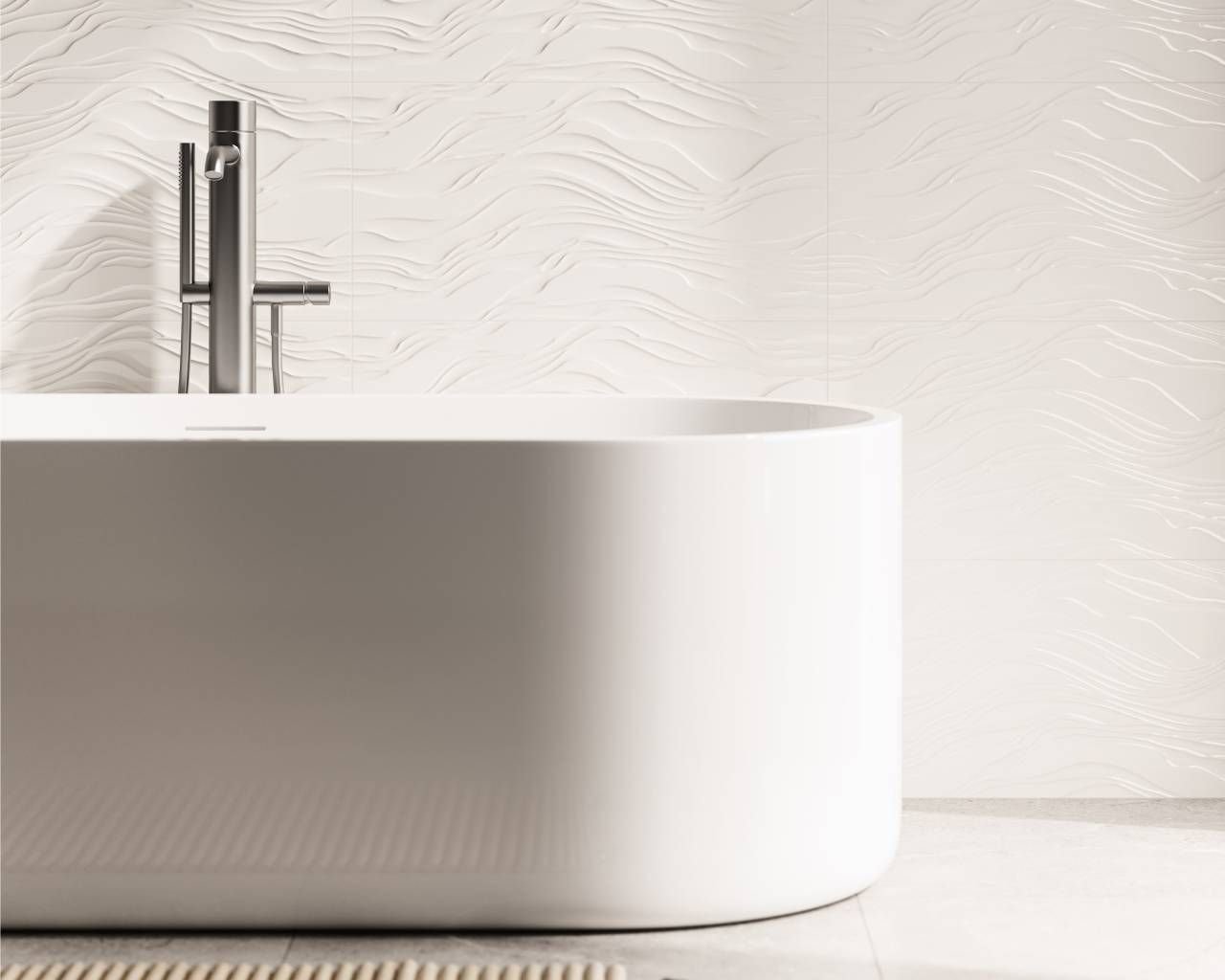 #Koupelna #Moderní styl #bílá #zelená #1000 - 1500 Kč/m2 #700 - 1000 Kč/m2 #Ceramika Paradyz #Feelings