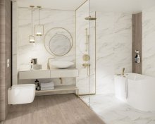 #Ceramika Paradyz #Daybreak #Obklady a dlažby #Koupelna #mozaika #Klasický styl #Moderní styl #bílá #Lesklý obklad #Matná dlažba #Velký formát #700 - 1000 Kč/m2 #new 