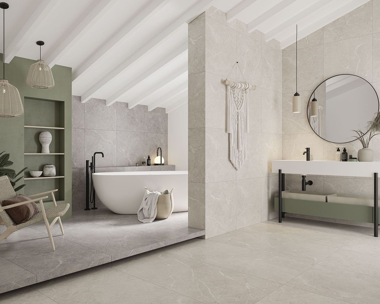 #Ceramika Paradyz #Sunnydust #Obklady a dlažby #Koupelna #kámen #Moderní styl #šedá #Matná dlažba #Extra velký formát #Velký formát #700 - 1000 Kč/m2 #new 