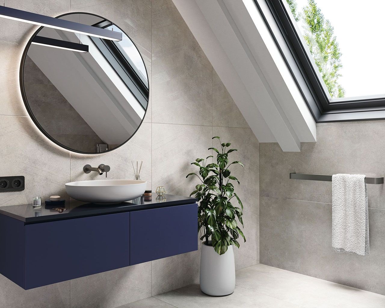 #Ceramika Paradyz #Silkdust #Obklady a dlažby #Koupelna #beton #inserta #Moderní styl #šedá #Lapovaná dlažba #Matná dlažba #Extra velký formát #Velký formát #1000 - 1500 Kč/m2 #700 - 1000 Kč/m2 #new 