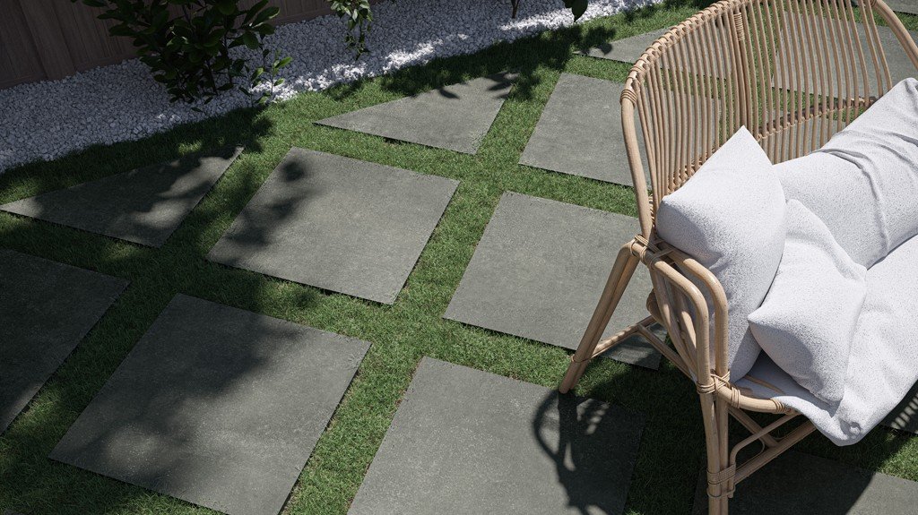 #Cerrad #Stratic #Obklady a dlažby #Terasy a balkony #beton #Moderní styl #šedá #Matná dlažba #Tloušťka 2 cm na terče #700 - 1000 Kč/m2 #new 