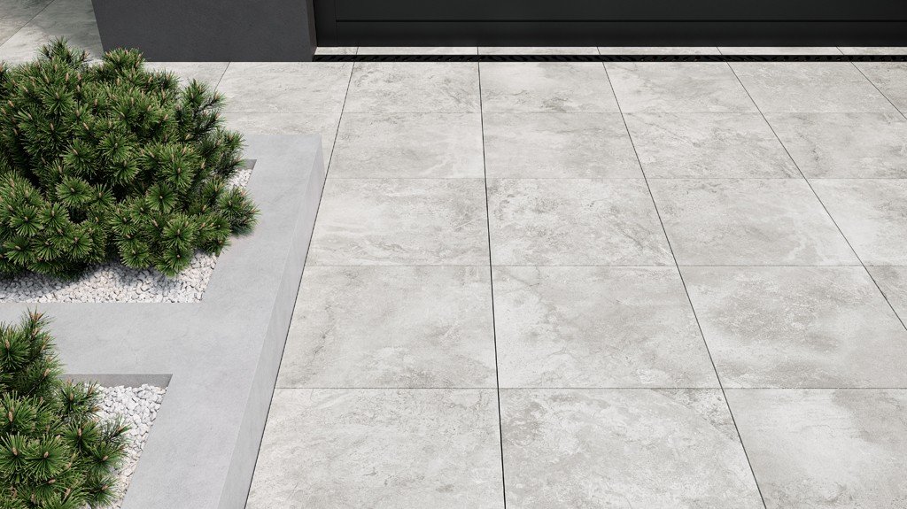 #Cerrad #Verness #Obklady a dlažby #Terasy a balkony #beton #Rustikální styl #Matná dlažba #Tloušťka 2 cm na terče #700 - 1000 Kč/m2 #new #šedá 