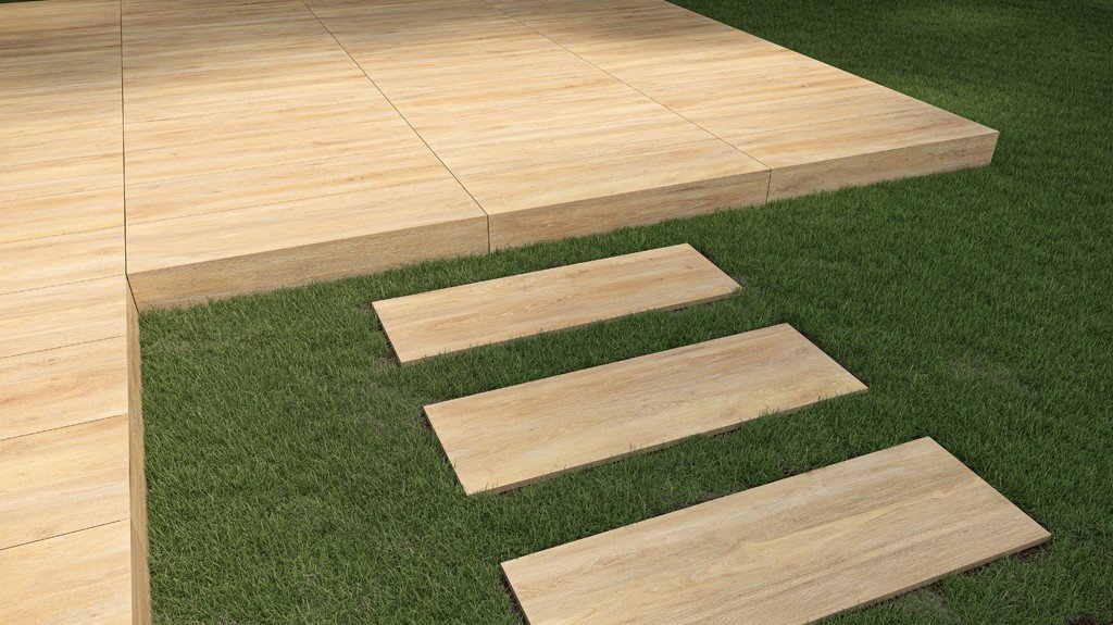#Cerrad #Tauro #Obklady a dlažby #Terasy a balkony #dřevo #Moderní styl #Naturální styl #béžová #Matná dlažba #Tloušťka 2 cm na terče #1000 - 1500 Kč/m2 #new 