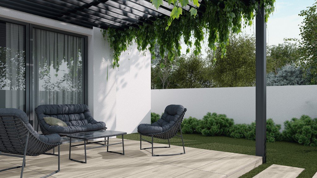 #Cerrad #Tauro #Obklady a dlažby #Terasy a balkony #dřevo #Moderní styl #Naturální styl #Matná dlažba #Tloušťka 2 cm na terče #1000 - 1500 Kč/m2 #new #krémová 