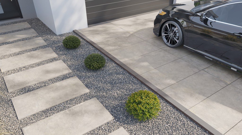 #Cerrad #Crafter #Obklady a dlažby #Terasy a balkony #beton #Minimalistický styl #Moderní styl #šedá #Matná dlažba #Tloušťka 2 cm na terče #1000 - 1500 Kč/m2 #new 