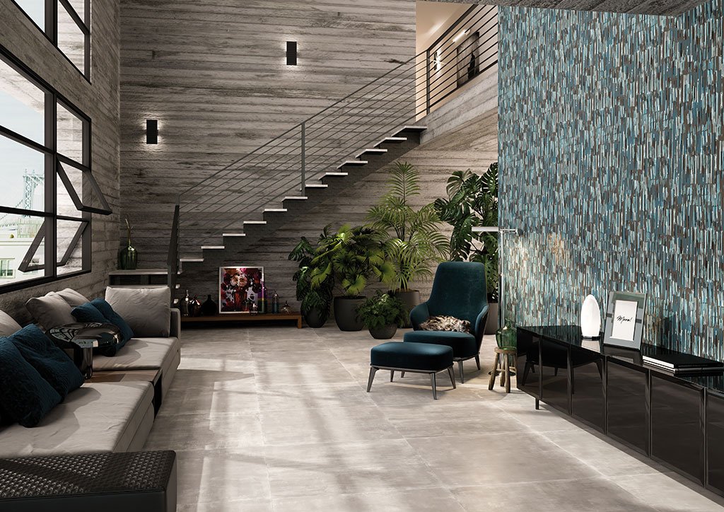#Ceramiche Paul #More! #Obklady a dlažby #beton #Moderní styl #Matná dlažba #Extra velký formát #1000 - 1500 Kč/m2 #new #Obytné prostory #šedá 