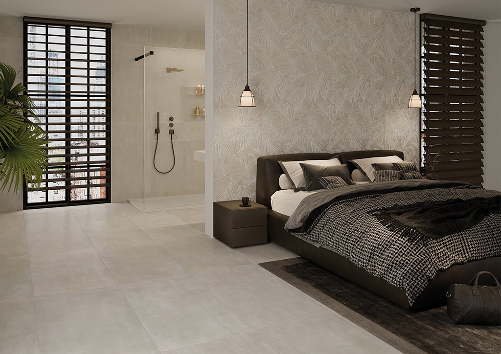 #Ceramiche Paul #More! #Obklady a dlažby #beton #Moderní styl #Matná dlažba #Extra velký formát #1000 - 1500 Kč/m2 #new #Obytné prostory #krémová 