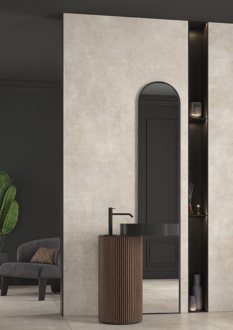 #Cerrad #Concrete #Obklady a dlažby #beton #Moderní styl #Matná dlažba #Extra velký formát #Velký formát #1000 - 1500 Kč/m2 #1500 a výše #500 - 700 Kč/m2 #700 - 1000 Kč/m2 #new #Koupelna #béžová 