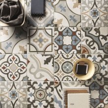 #Koupelna #Kuchyně #Obytné prostory #Patchwork #Retro #Rustikální styl #Malý formát #Matná dlažba #1000 - 1500 Kč/m2 #Elios Ceramica #D-esign Evo