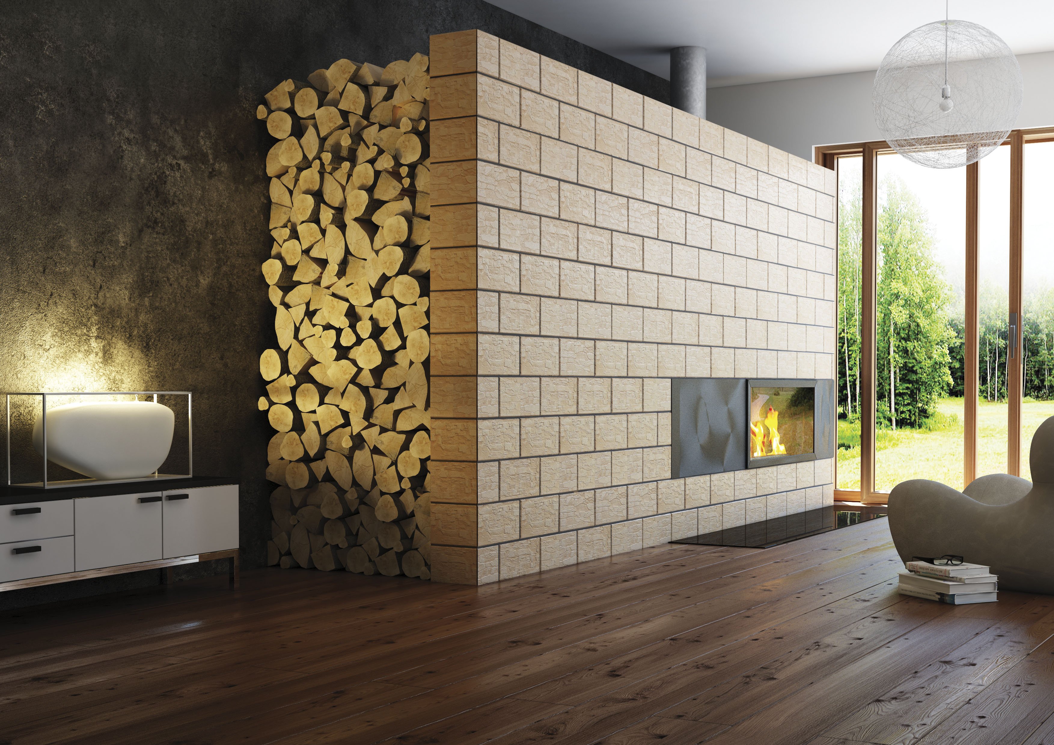 #Fasáda #Obytné prostory #kámen #Moderní styl #béžová #hnědá #krémová #růžová #šedá #Střední formát #Matný obklad #500 - 700 Kč/m2 #Cerrad #CER