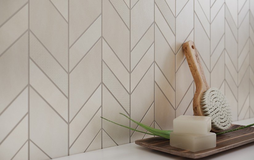 #Koupelna #beton #Moderní styl #béžová #krémová #Velký formát #Matný obklad #500 - 700 Kč/m2