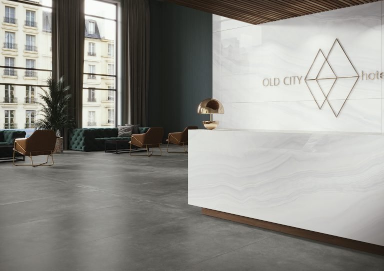 #Koupelna #Kuchyně #Obytné prostory #beton #Minimalistický styl #Moderní styl #krémová #šedá #Extra velký formát #Velký formát #Lappovaná dlažba #Matná dlažba #1000 - 1500 Kč/m2 #1500 a výše #Cerrad #Modern Concrete
