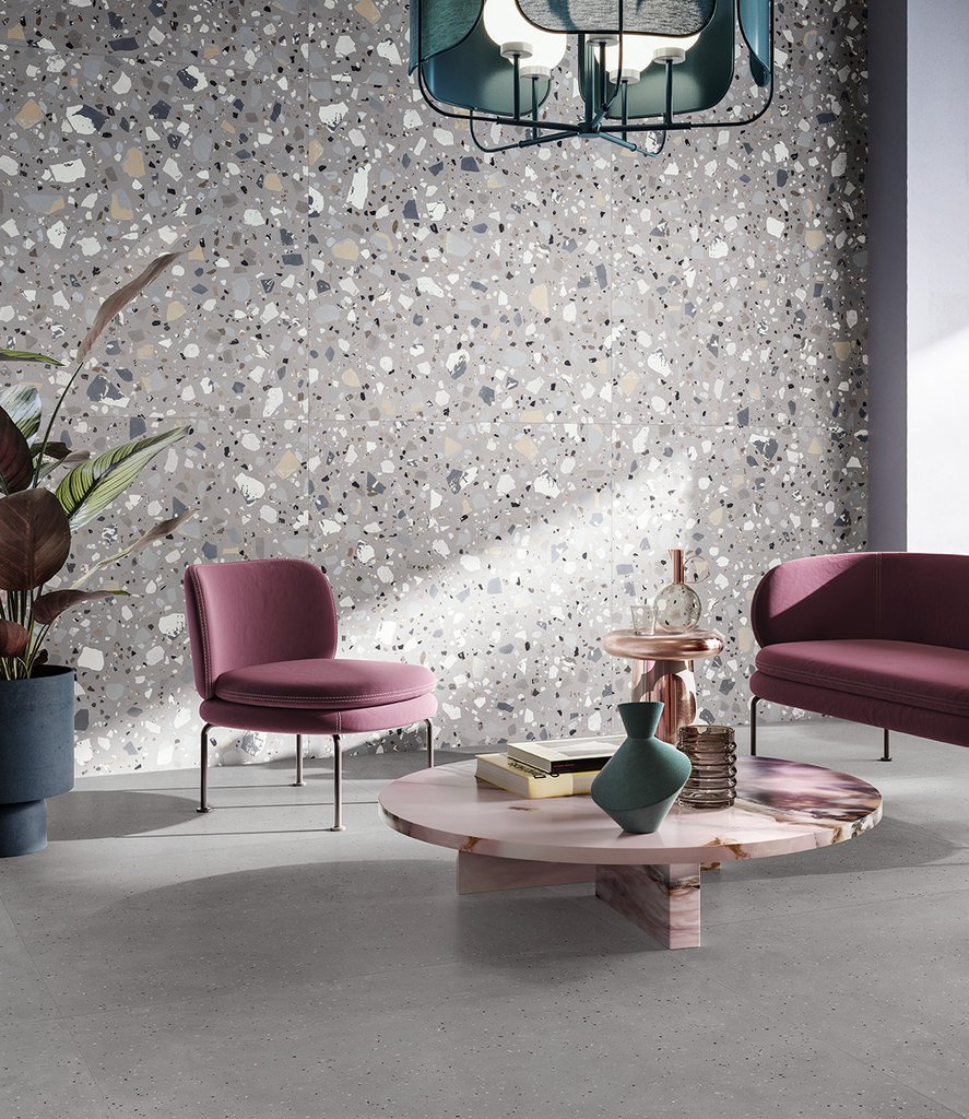 #Koupelna #Obchody a restaurace #Obytné prostory #Terasy a balkony #beton #Moderní styl #bílá #šedá #Extra velký formát #Velký formát #Matná dlažba #1500 a výše #Ceramic Design #Deconcrete