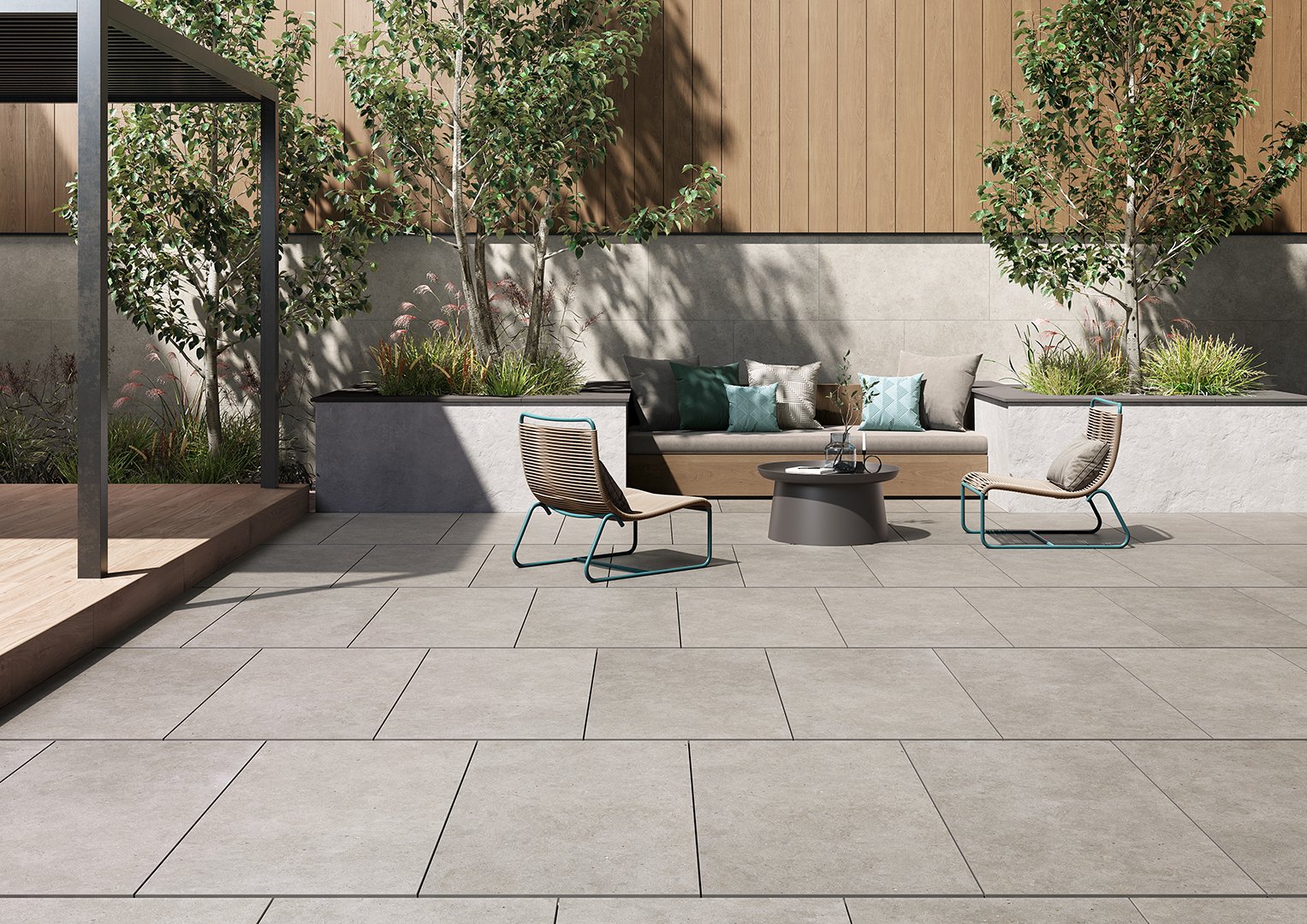 #Koupelna #Kuchyně #Obchody a restaurace #Obytné prostory #beton #kámen #Minimalistický styl #Moderní styl #béžová #bílá #krémová #šedá #Extra velký formát #Velký formát #Matná dlažba #1000 - 1500 Kč/m2 #1500 a výše