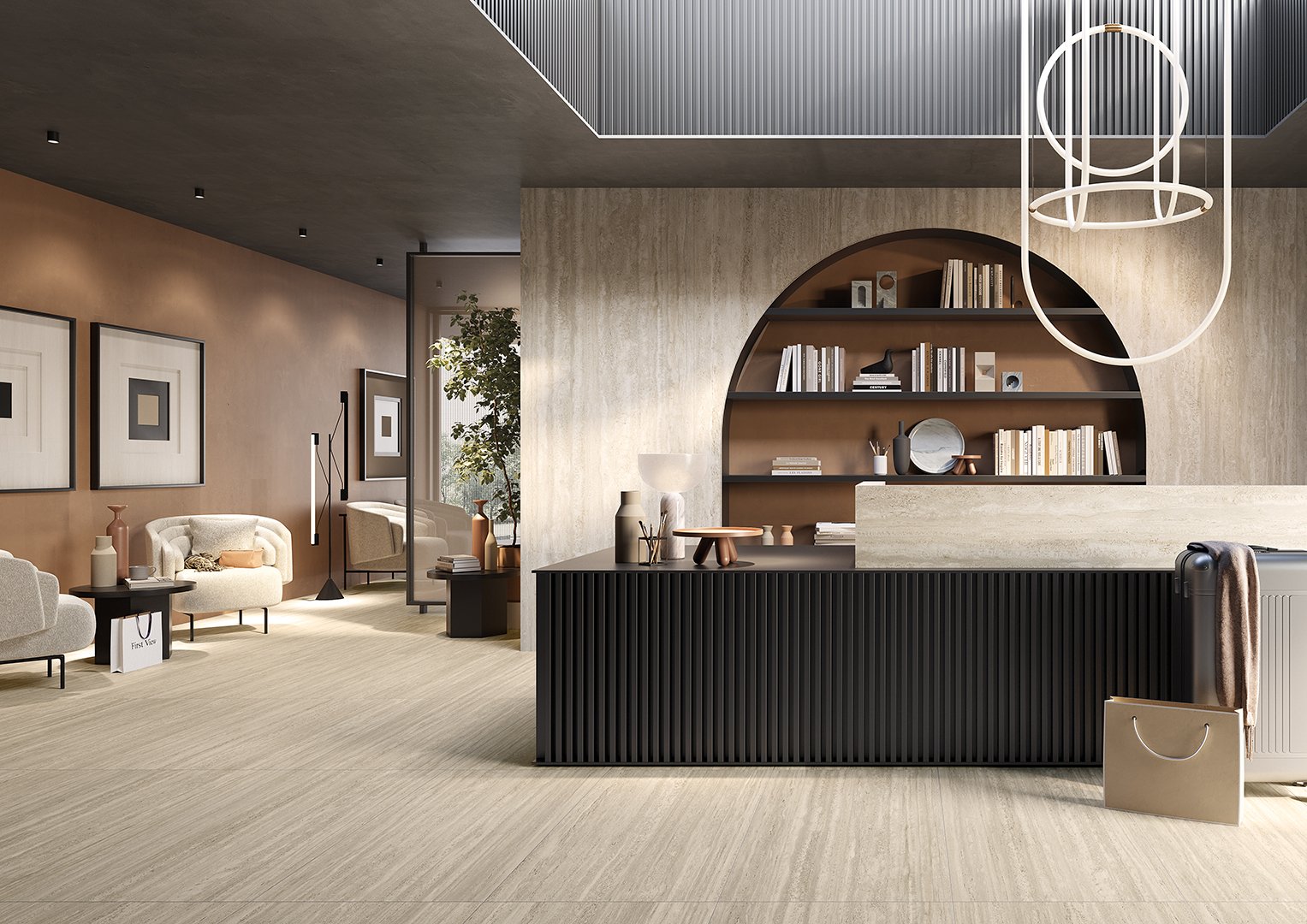 #Koupelna #Kuchyně #Obchody a restaurace #Obytné prostory #beton #kámen #Minimalistický styl #Moderní styl #béžová #bílá #krémová #šedá #Extra velký formát #Velký formát #Matná dlažba #1000 - 1500 Kč/m2 #1500 a výše