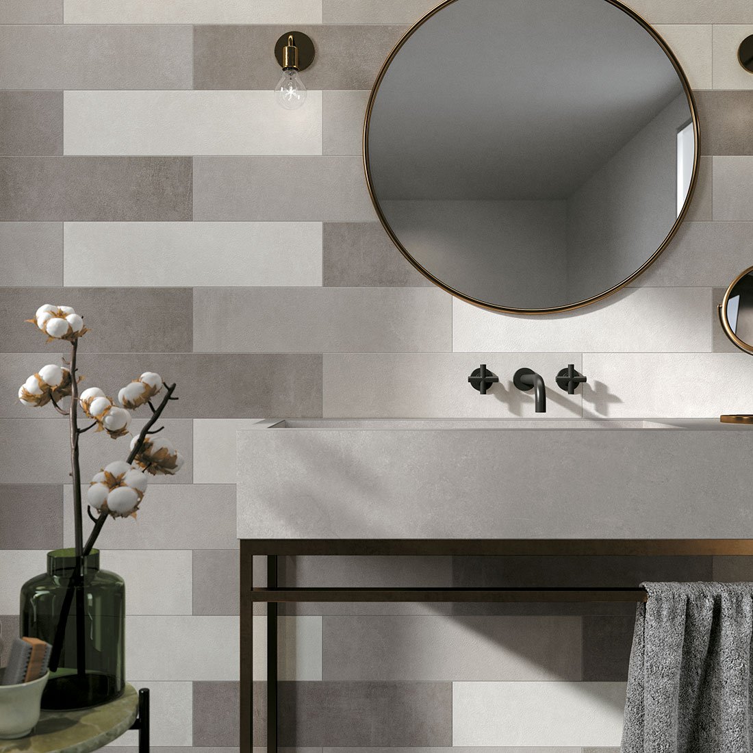 #Koupelna #Kuchyně #Obchody a restaurace #Obytné prostory #Terasy a balkony #beton #Moderní styl #béžová #hnědá #šedá #Extra velký formát #Velký formát #Matná dlažba #1500 a výše
