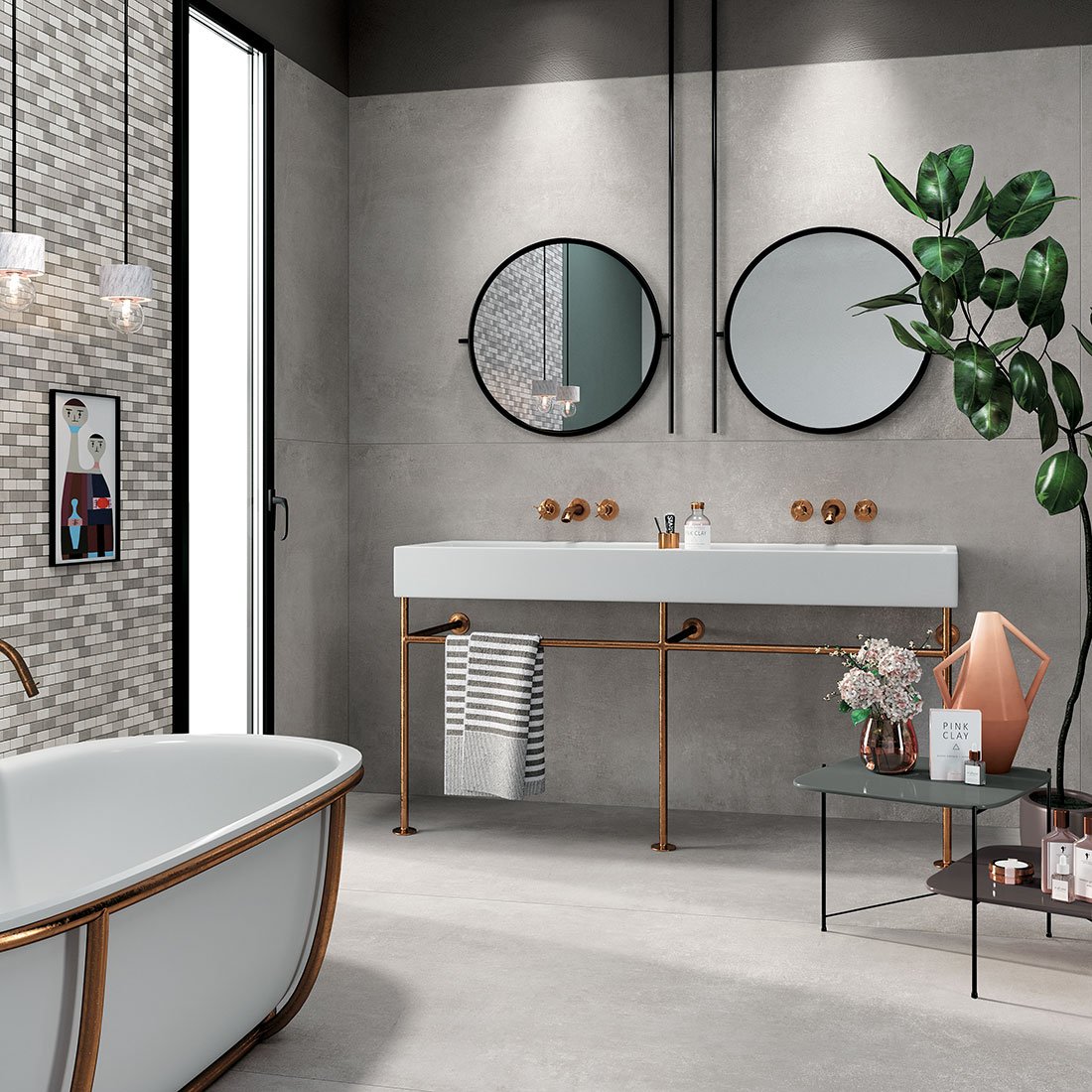 #Koupelna #Kuchyně #Obchody a restaurace #Obytné prostory #Terasy a balkony #beton #Moderní styl #béžová #hnědá #šedá #Extra velký formát #Velký formát #Matná dlažba #1500 a výše