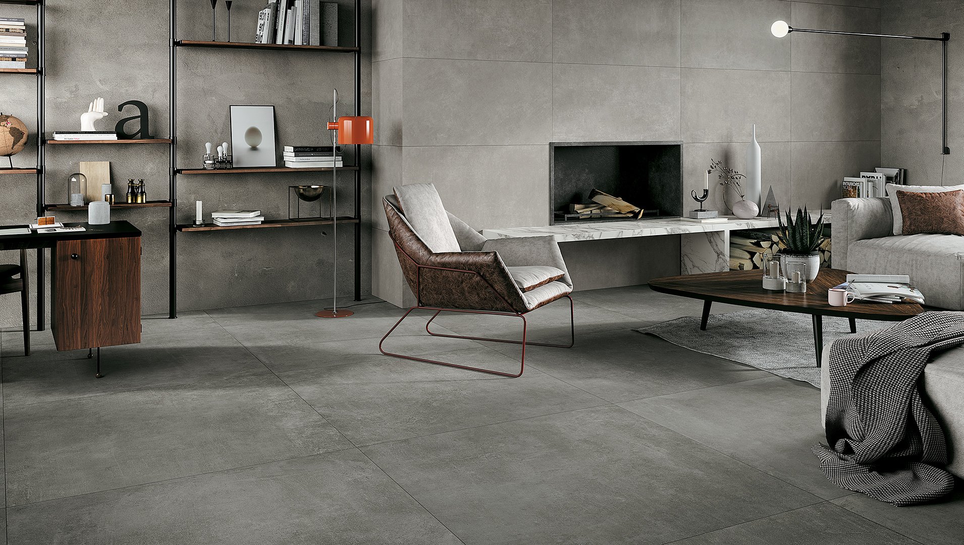 #Koupelna #Kuchyně #Obchody a restaurace #Obytné prostory #Terasy a balkony #beton #Moderní styl #béžová #hnědá #šedá #Extra velký formát #Velký formát #Matná dlažba #1500 a výše