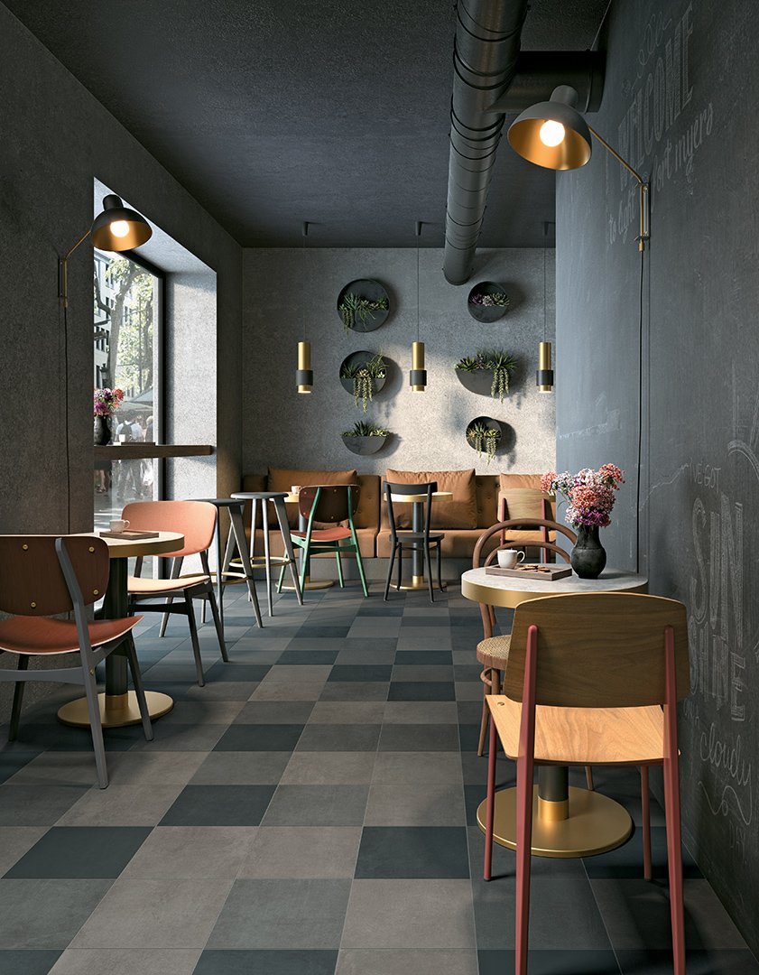 #Koupelna #Kuchyně #Obchody a restaurace #Obytné prostory #Terasy a balkony #beton #Moderní styl #béžová #hnědá #šedá #Extra velký formát #Velký formát #Matná dlažba #1500 a výše