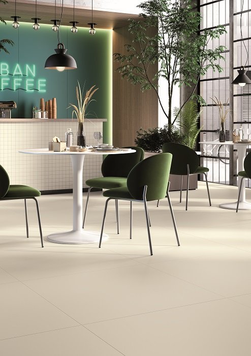 #Koupelna #Kuchyně #Obchody a restaurace #Obytné prostory #Minimalistický styl #Moderní styl #šedá#krémová #červená #modrá #zelená #Extra velký formát #Matná dlažba #1500 a výše