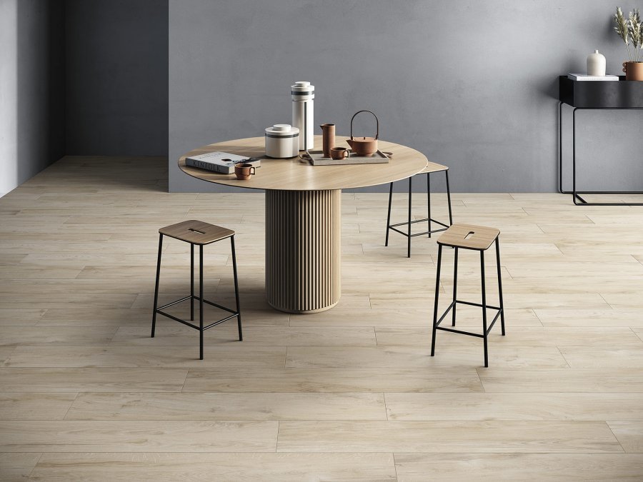 #Koupelna #Kuchyně #Obytné prostory #dřevo #Moderní styl #Naturální styl #béžová #hnědá #krémová #Extra velký formát #Matná dlažba #700 - 1000 Kč/m2