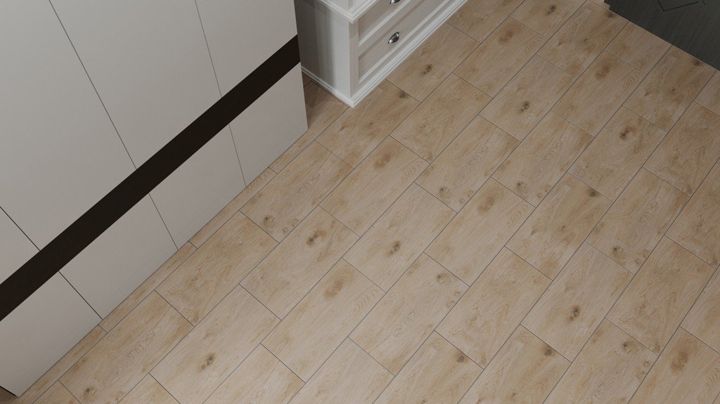 #Koupelna #Obytné prostory #dřevo #Rustikální styl #béžová #hnědá #šedá #Velký formát #Matná dlažba #350 - 500 Kč/m2