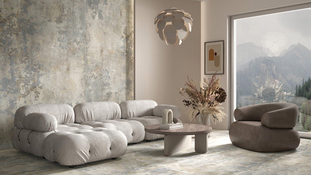 #Koupelna #Obytné prostory #kámen #Moderní styl #šedá #Lapovaná dlažba #1000 - 1500 Kč/m2 #700 - 1000 Kč/m2