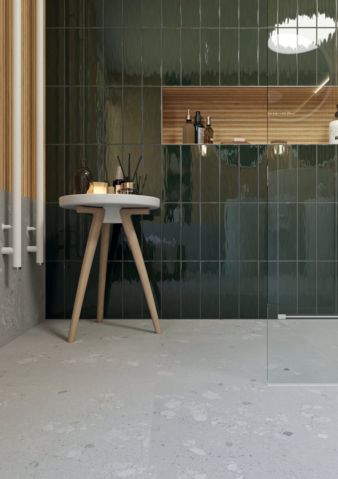 #Koupelna #Minimalistický styl #Moderní styl #modrá #růžová #šedá #zelená #Malý formát #Střední formát #Velký formát #Lesklý obklad #Matný obklad #350 - 500 Kč/m2 #500 - 700 Kč/m2 #700 - 1000 Kč/m2 #RAKO #Compila obklady