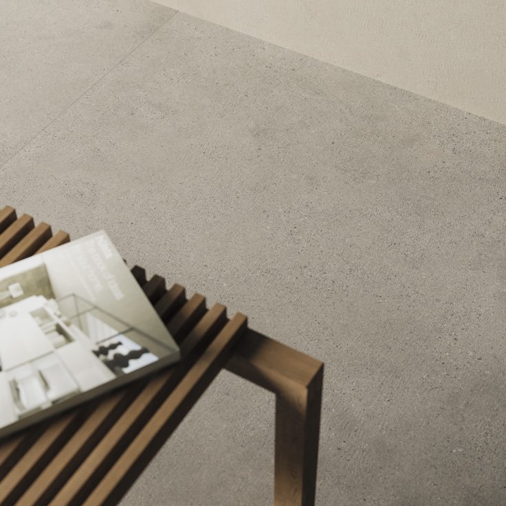 #Koupelna #Obchody a restaurace #Obytné prostory #Terasy a balkony #Venkovní dlažby 2 cm #beton #Moderní styl #béžová #šedá #Extra velký formát #Tloušťka 2 cm na terče #Velký formát #1500 a výše