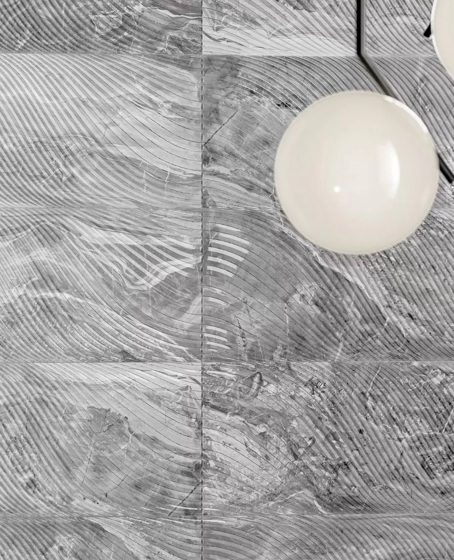 #Koupelna #kámen #Moderní styl #šedá #Velký formát #Lesklý obklad #700 - 1000 Kč/m2 #Ceramica Bianca #Alpi