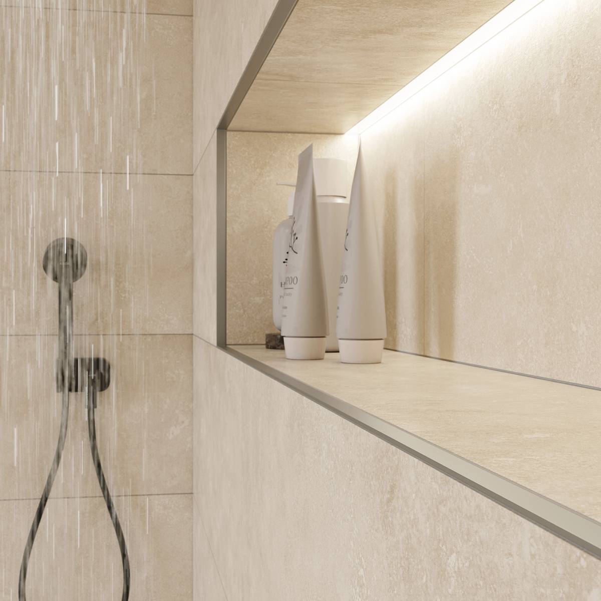 #Koupelna #Obchody a restaurace #Obytné prostory #beton #Moderní styl #béžová #šedá #Extra velký formát #Malý formát #Střední formát #Velký formát #Matná dlažba #Matný obklad #1000 - 1500 Kč/m2 #500 - 700 Kč/m2 #700 - 1000 Kč/m2