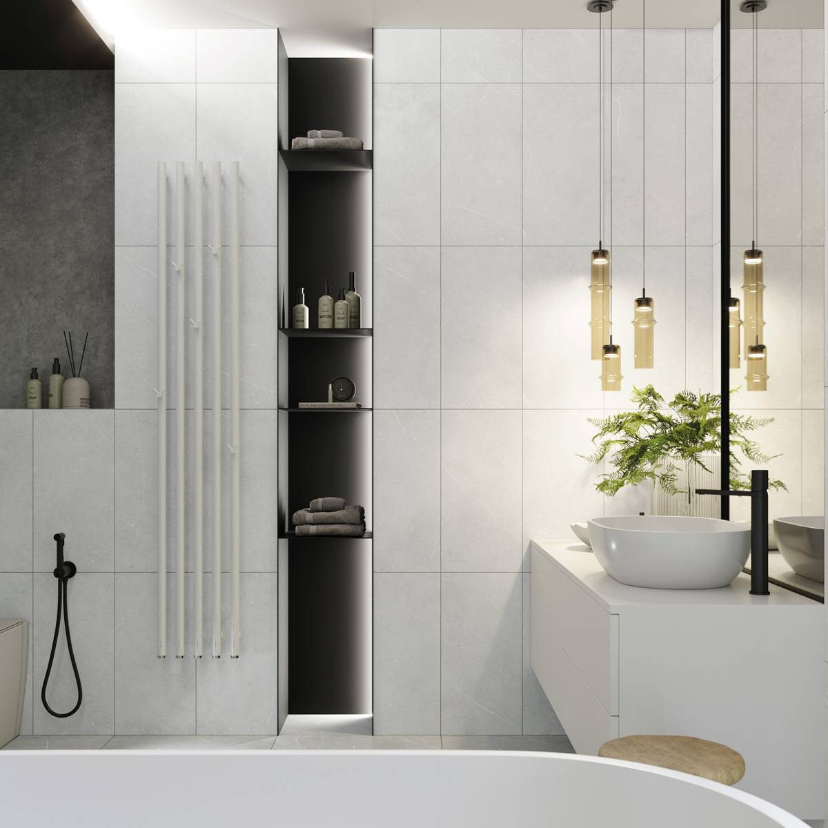 #Koupelna #Obchody a restaurace #Obytné prostory #kámen #Moderní styl #béžová #šedá #Extra velký formát #Velký formát #Matná dlažba #Matný obklad #1000 - 1500 Kč/m2 #500 - 700 Kč/m2 #700 - 1000 Kč/m2 #RAKO #fly