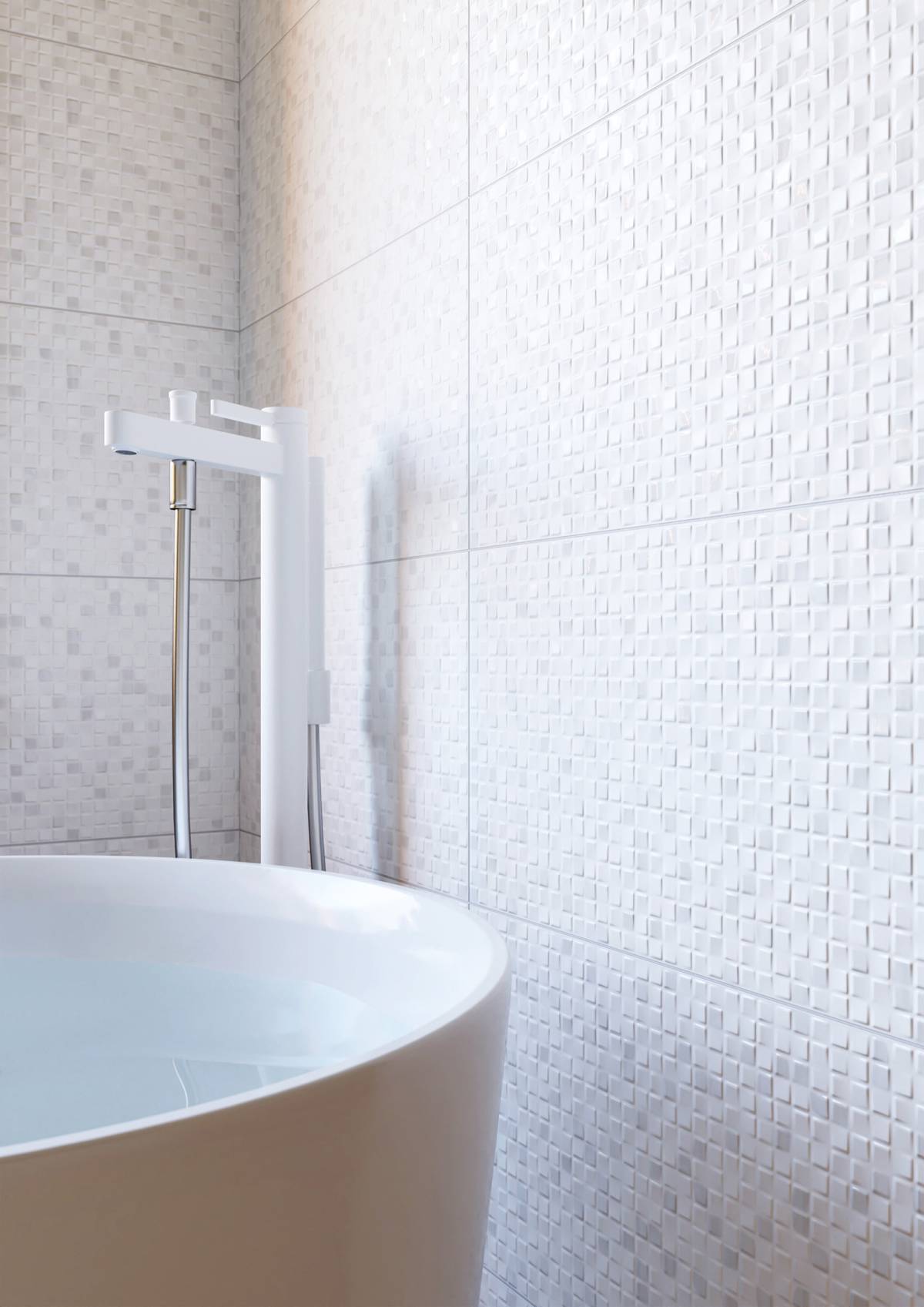 #Koupelna #Obytné prostory #dřevo #Moderní styl #Naturální styl #béžová #hnědá #šedá #Extra velký formát #Matná dlažba #Matný obklad #700 - 1000 Kč/m2