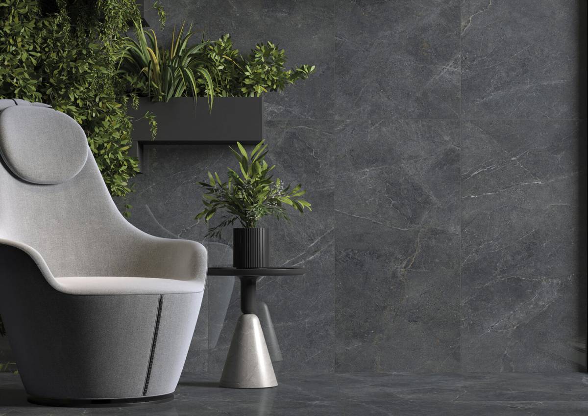 #Koupelna #Obchody a restaurace #Obytné prostory #kámen #Moderní styl #bílá #černá #krémová #šedá #Extra velký formát #Velký formát #Lapovaná dlažba #Matný obklad #1000 - 1500 Kč/m2 #1500 a výše #700 - 1000 Kč/m2 #Cerrad #Distinct