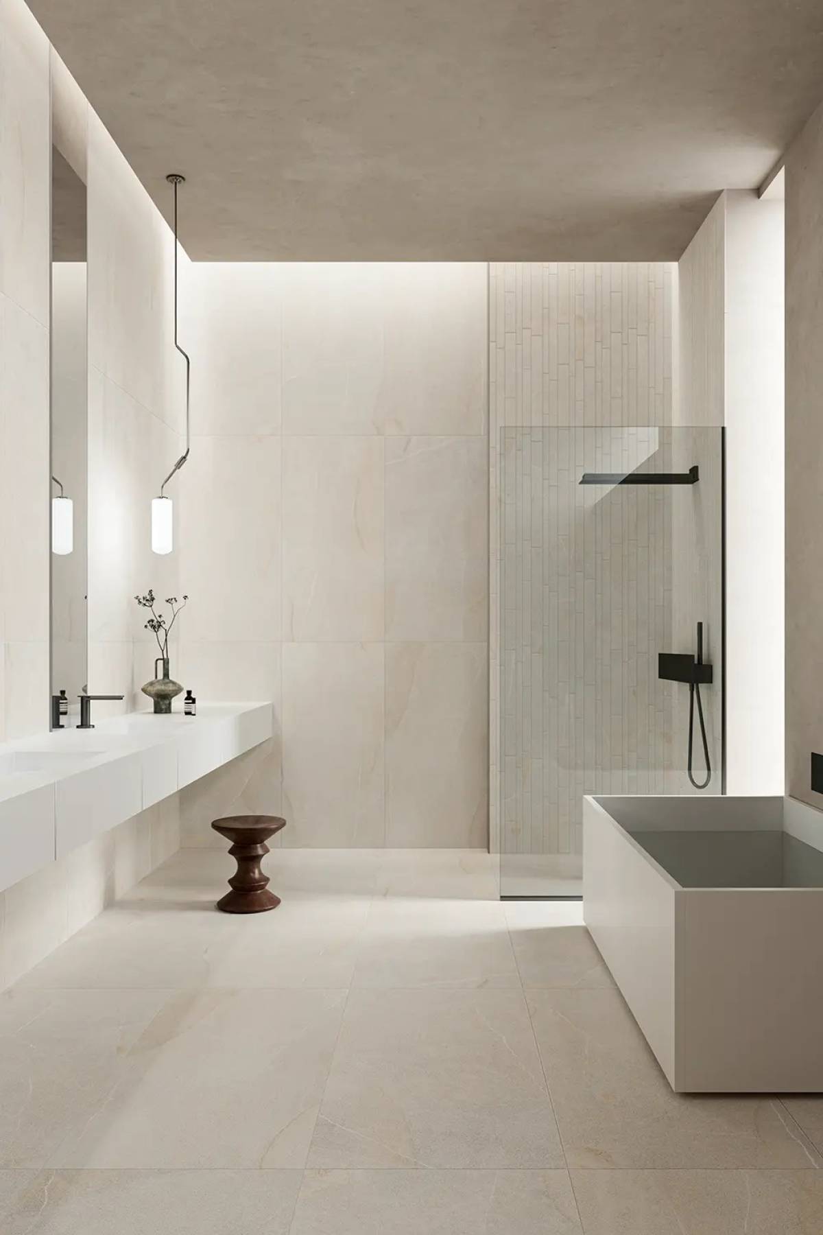 #Koupelna #Kuchyně #Obytné prostory #Venkovní dlažby 2 cm #kámen #Moderní styl #bílá #Střední formát #Tloušťka 2 cm na terče #Velký formát #Matná dlažba #1000 - 1500 Kč/m2 #1500 a výše #NovaBell #Maxima