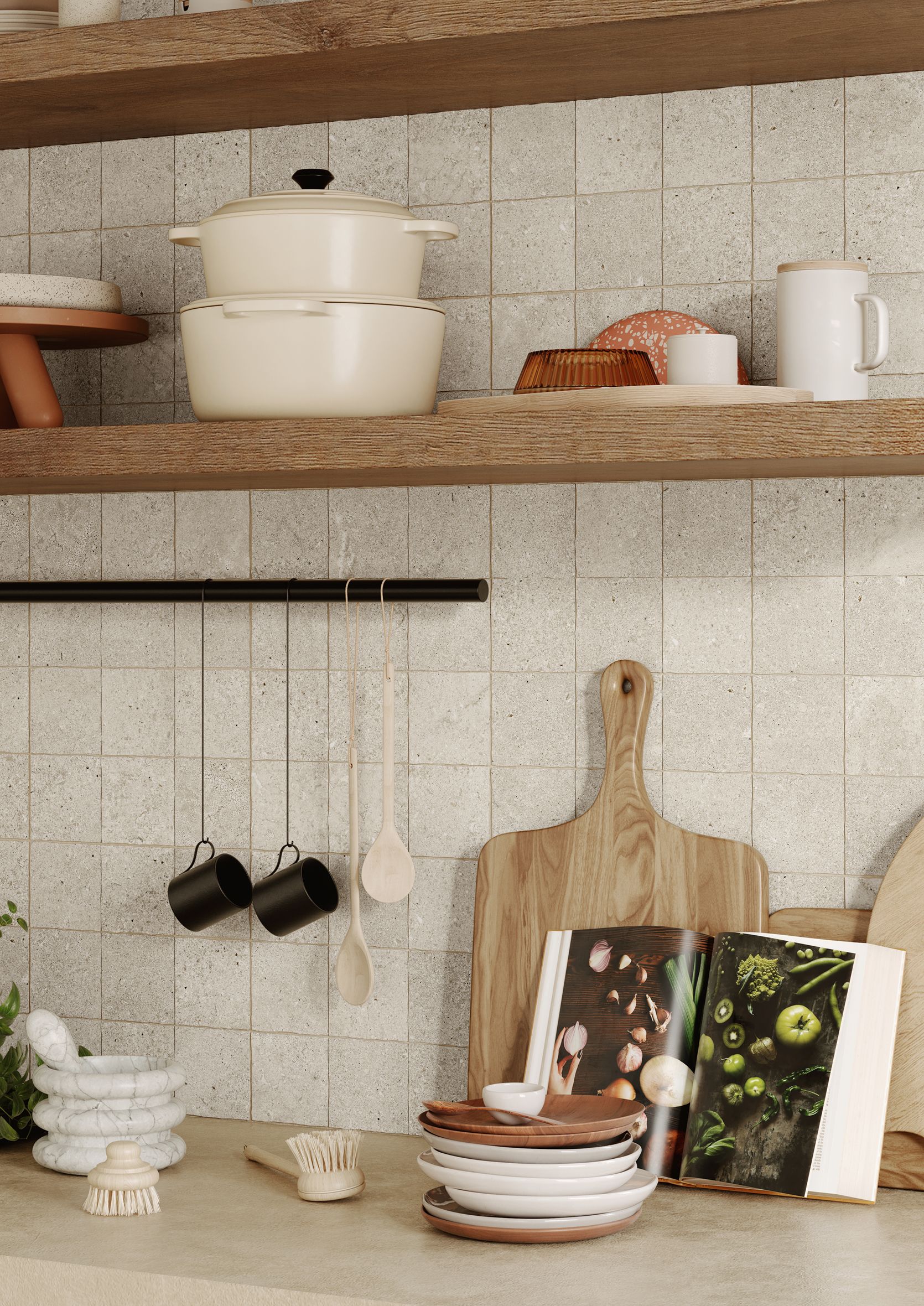 #Koupelna #Kuchyně #Obytné prostory #Terasy a balkony #Venkovní dlažby 2 cm #kámen #Moderní styl #béžová #krémová #Malý formát #Střední formát #Velký formát #Matná dlažba #1000 - 1500 Kč/m2 #1500 a výše