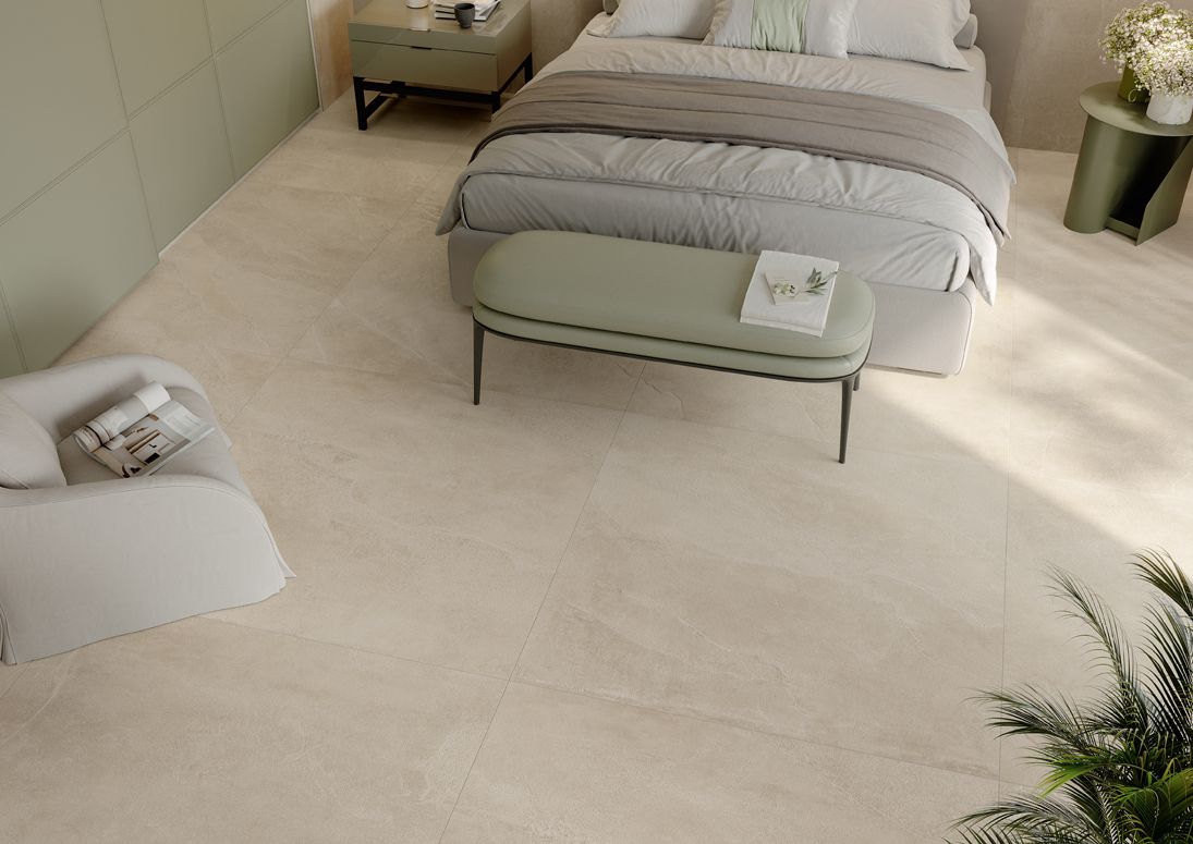 #Koupelna #Kuchyně #Obchody a restaurace #Terasy a balkony #Venkovní dlažby 2 cm #beton #kámen #Moderní styl #béžová #bílá #krémová #šedá #Extra velký formát #Střední formát #Tloušťka 2 cm na terče #Velký formát #Matná dlažba #1000 - 1500 Kč/m2 #1500 a výše