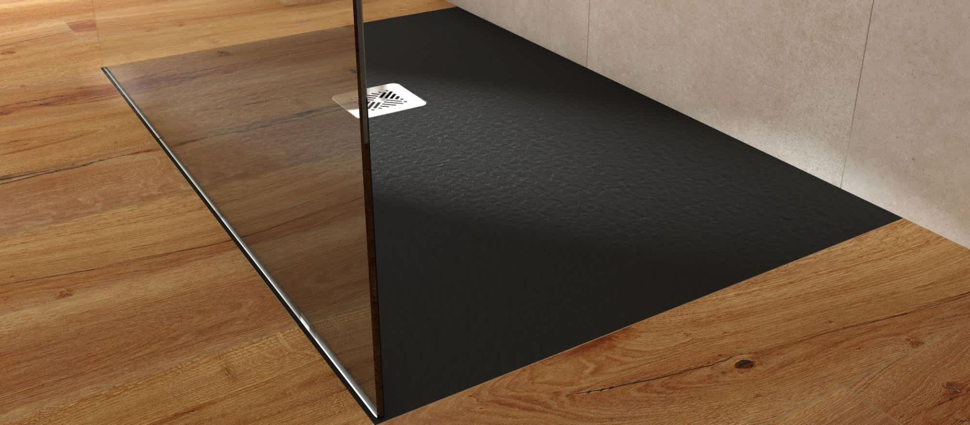 Selina - sprchové vaničky černé