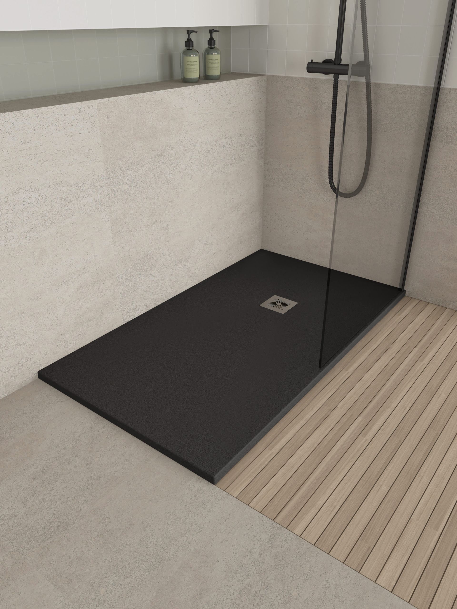 Selina - sprchové vaničky černé