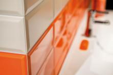 #RAKO #Concept Plus #Obklady a dlažby #Koupelna #Moderní styl #Technický styl #béžová #oranžová #Lesklý obklad #Střední formát #200 - 350 Kč/m2 #350 - 500 Kč/m2 #new 