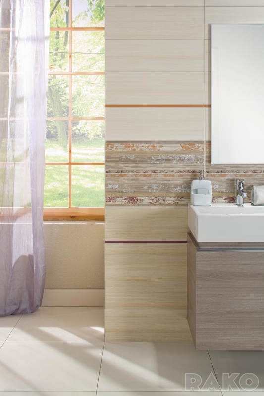 #RAKO #Charme #Obklady a dlažby #Koupelna #Klasický styl #béžová #Matný obklad #Střední formát #350 - 500 Kč/m2 #new 
