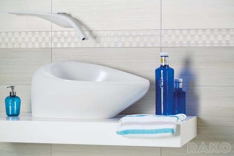 #RAKO #Charme #Obklady a dlažby #Koupelna #Klasický styl #šedá #Matný obklad #Střední formát #350 - 500 Kč/m2 #new 