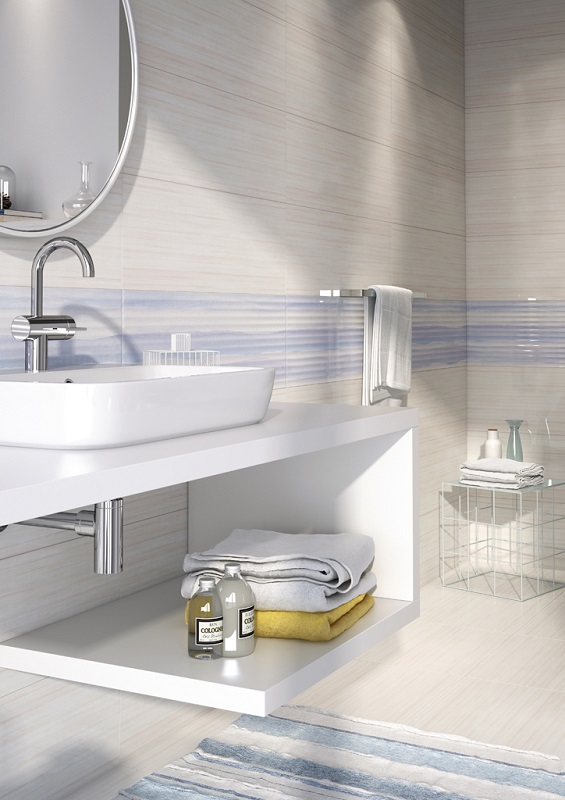 #Opoczno #Elegant Stripes #Obklady a dlažby #Koupelna #inserta #Moderní styl #modrá #Lesklý obklad #Velký formát #500 - 700 Kč/m2 #new 